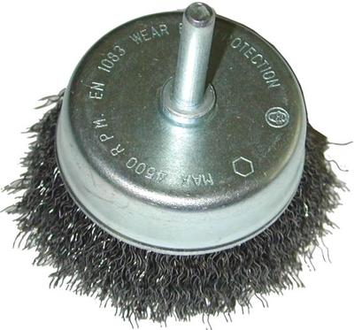SW STAHL Cup brushes with 6mm shaf sw-steel d=75mm steel