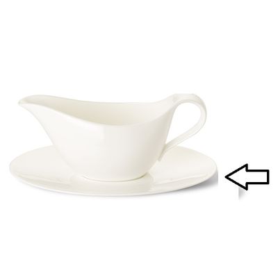 DIBBERN - White Fine Dining - Schotel voor sauskom 0,45l