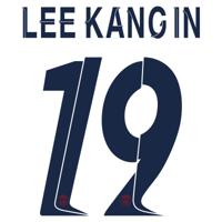 Lee Kang Ín 19 (Officiële Paris Saint Germain Away Bedrukking 2023-2024)