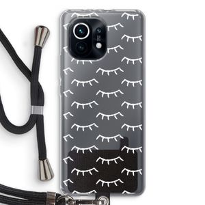 Wimpers: Xiaomi Mi 11 Transparant Hoesje met koord
