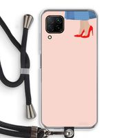 High heels: Huawei P40 Lite Transparant Hoesje met koord