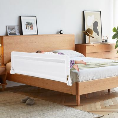 Beddengoed voor Peuters 120 cm Opvouwbaar Babybedhekje met Afneembare en Wasbare Hoes Wit