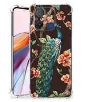 Xiaomi Redmi 12C Case Anti-shock Pauw met Bloemen - thumbnail