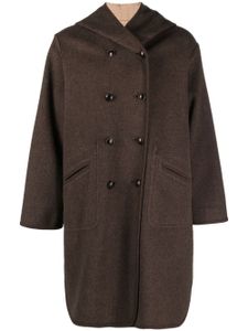 A.N.G.E.L.O. Vintage Cult manteau en laine à design réversible (années 1980) - Marron