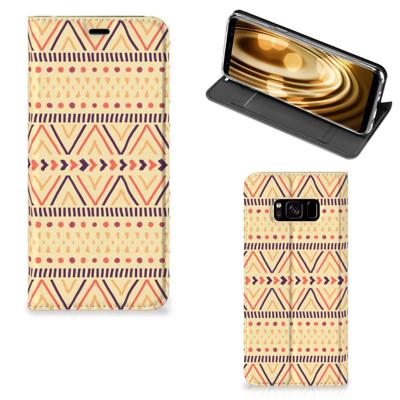 Samsung Galaxy S8 | Hoesje met Magneet | Aztec Yellow