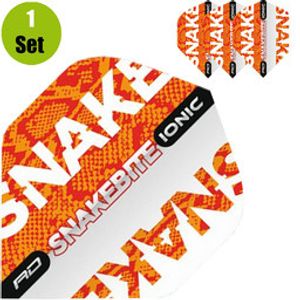 Peter Wright Snakebite Dartflights - Ionic Orange