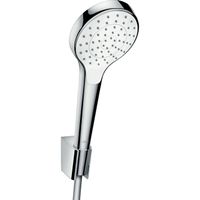 Hansgrohe Croma Select S PorterS badset met Croma Select S 1jet handdouche met wandhouder met Isiflex`B doucheslang 125cm wit/chroom 26420400 - thumbnail