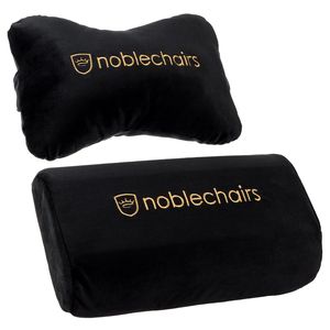 noblechairs Cushion set Zwart, Goud 2 stuk(s)