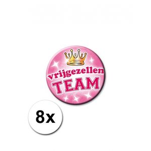 8 speldjes Vrijgezellen Team   -