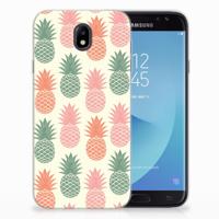 Samsung Galaxy J7 2017 | J7 Pro | Siliconen Case | Ananas