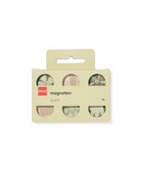 HEMA Magneten Glas Bloemen Ø3cm - 6 Stuks
