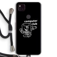 Floppyhead: Pixel 4a 5G Transparant Hoesje met koord