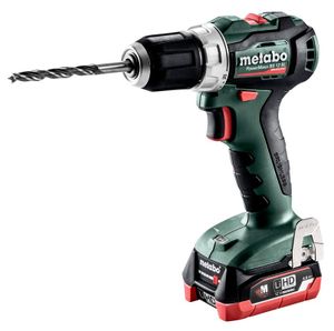 Metabo POWERMAXX BS 12 BL 1650 RPM Zonder sleutel 1,1 kg Zwart, Groen, Rood, Zilver