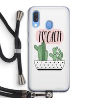 I love cacti: Samsung Galaxy A40 Transparant Hoesje met koord