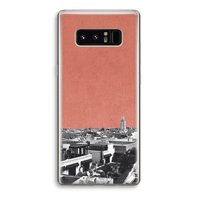 Marrakech Skyline : Samsung Galaxy Note 8 Transparant Hoesje