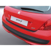 Bumper beschermer passend voor Peugeot 207 HB 3 deurs Zwart GRRBP292 - thumbnail