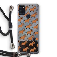 Pony: Samsung Galaxy A21s Transparant Hoesje met koord