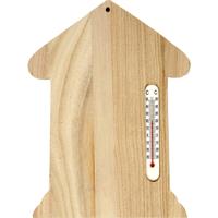 Creativ Company Thermometer huis, afm 23,5x16,5 cm, 1 stuk Creativ Company Thermometer huis, afm 23,5x16,5 cm, 1 stuk
