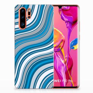 Huawei P30 Pro TPU bumper Waves Blue