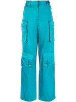 TOM FORD pantalon cargo à taille haute - Bleu - thumbnail