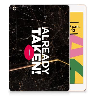 Apple iPad 10.2 | iPad 10.2 (2020) | 10.2 (2021) Back cover met naam Already Taken Black