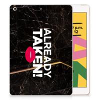 Apple iPad 10.2 | iPad 10.2 (2020) | 10.2 (2021) Back cover met naam Already Taken Black
