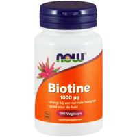 NOW Biotine 1000 mcg (100 vcaps) - thumbnail