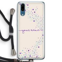 Sterren: Huawei P20 Transparant Hoesje met koord
