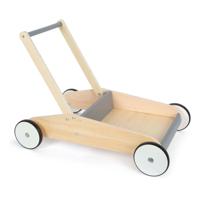 Small Foot - houten loopwagen grijs
