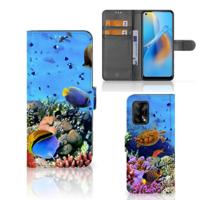 OPPO A74 4G | Telefoonhoesje | Met pasjeshouder | Vissen