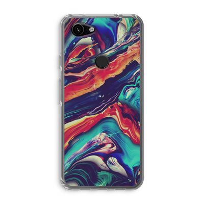 Chameleon Sun: Google Pixel 3a Transparant Hoesje