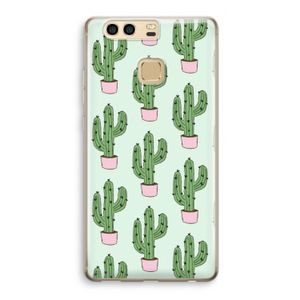 Cactus Lover: Huawei P9 Transparant Hoesje