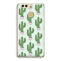 Cactus Lover: Huawei P9 Transparant Hoesje