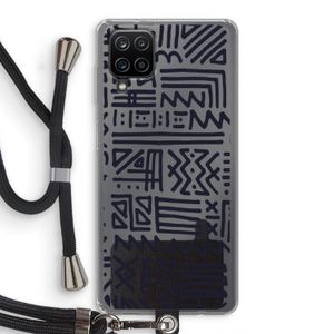 Marrakech print: Samsung Galaxy A12 Transparant Hoesje met koord
