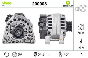 Valeo Alternator/Dynamo 200008