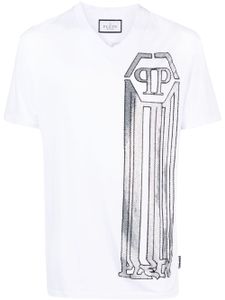 Philipp Plein t-shirt SS Hexagon - Blanc