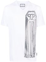 Philipp Plein t-shirt SS Hexagon - Blanc - thumbnail