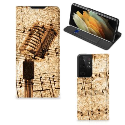 Samsung Galaxy S21 Ultra Stand Case Bladmuziek Samsung Galaxy S21 Ultra Stand Case Bladmuziek