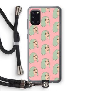 King Kylie: Samsung Galaxy A31 Transparant Hoesje met koord