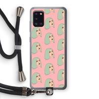 King Kylie: Samsung Galaxy A31 Transparant Hoesje met koord