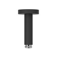 Douchearm Tres Exclusive | 10 cm | Plafond montage | Messing | Rond | Zwart mat