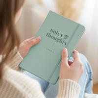 Notitieboekje graveren - Groen