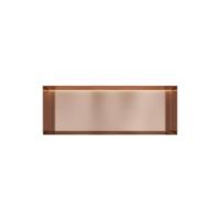 Hotbath &MORE Inbouwbox of inbouwnis - 30x80x10 - frameless + LED - Geborsteld koper PVD BOX080FLBCP