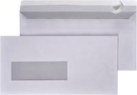 25 Zelfklevende enveloppen met venster links EA5/6 110 x 220 mm