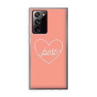 Best heart: Samsung Galaxy Note 20 Ultra / Note 20 Ultra 5G Transparant Hoesje