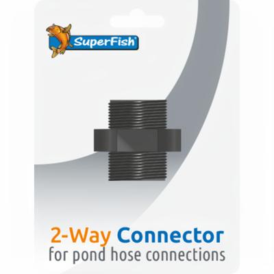 Superfish Vijver 2-Weg Blister: Duurzaam Koppelstuk, Gemakkelijke Installatie - 1 Stuk