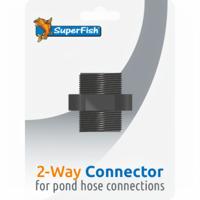 Superfish Vijver 2-Weg Blister: Duurzaam Koppelstuk, Gemakkelijke Installatie - 1 Stuk
