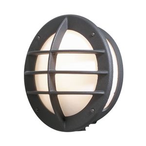 Konstsmide Oden 516-752 Buitenlamp (wand) Spaarlamp, LED E27 60 W Zwart