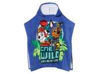 Kinder poncho of handdoek (Poncho/blauw)