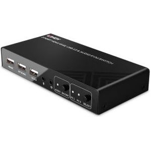 Lindy 32809 KVM-switch Zwart